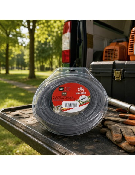 AUSONIA Filo Professionale Tondo per Decespugliatore – Made in Italy