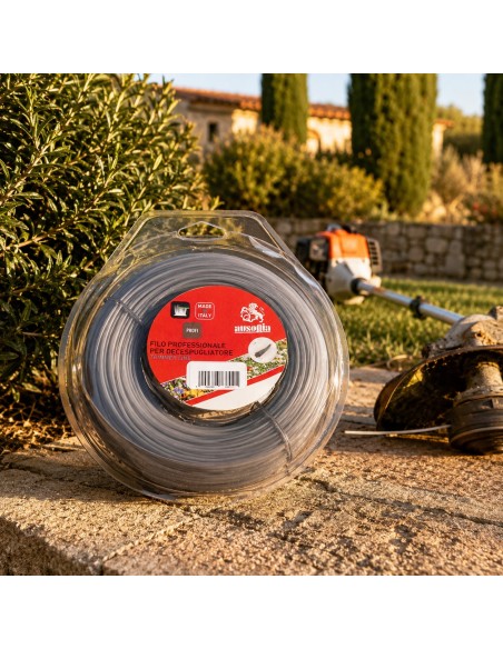 AUSONIA Filo Professionale Tondo per Decespugliatore – Made in Italy