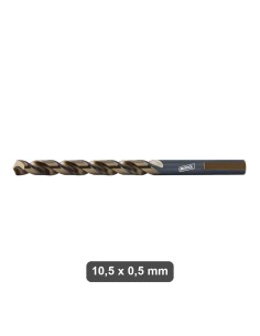 Punta HSS 10,5 x 0,5 mm Reitool per metallo