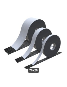 Nastro isolante acustico monoadesivo 70x20 ml cartongesso