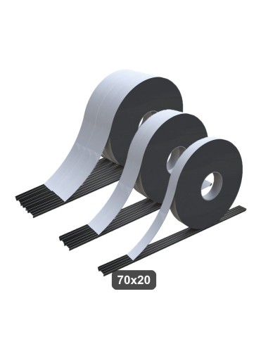 Nastro isolante acustico monoadesivo 70x20 ml cartongesso
