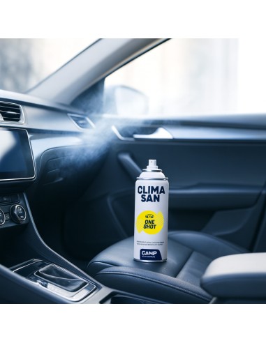 Igienizzante Monodose ClimaSan One Shot Spray Per Climatizzatori Abitacoli Auto Camper 200ml 12 Pezzi
