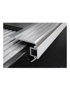 Paragradino Alluminio Satinato per LED H12,5 mm L2,5 m BIHUI
