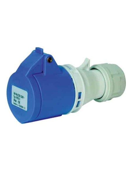 Presa industriale 2P+T 16A 220V IP44 per uso esterno