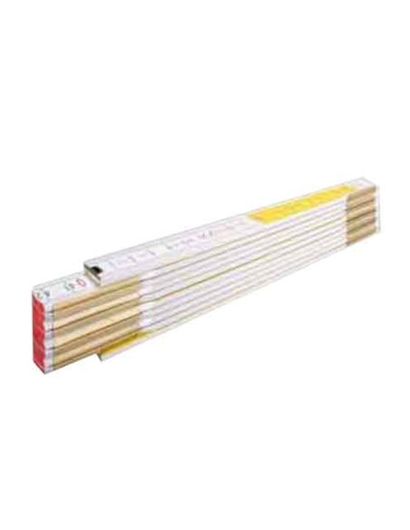 Doppiometro ABS Bianco 10 Aste Plastica e Fibra di Vetro