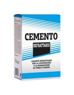 Cemento refrattario per camini e forni 1 kg