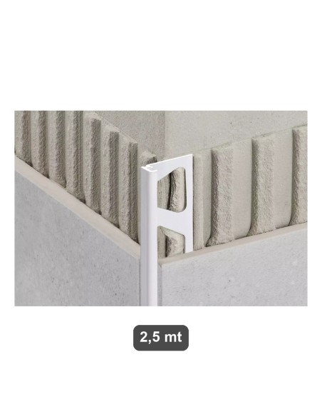 Profilo jolly AC Schluter alluminio h 11mm nero barra 2,5m