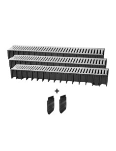 Canaletta Fai da Te SAB 100x100 mm L.1 mt A15 kit 3 pz
