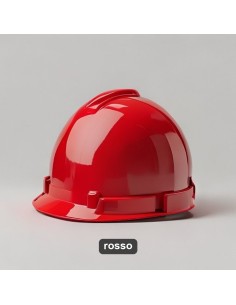 Elmetto Protezione Antinfortunistica Rosso EN 397