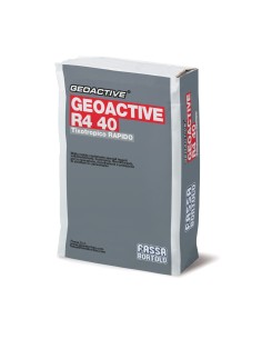 Malta rapida Geoactive R4 40 riparazione calcestruzzo 25 kg