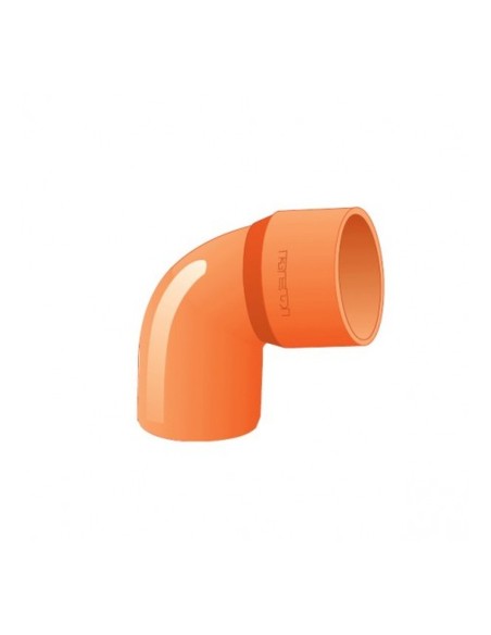 Curva PVC Ø 100 mm 87° bianca per scarichi