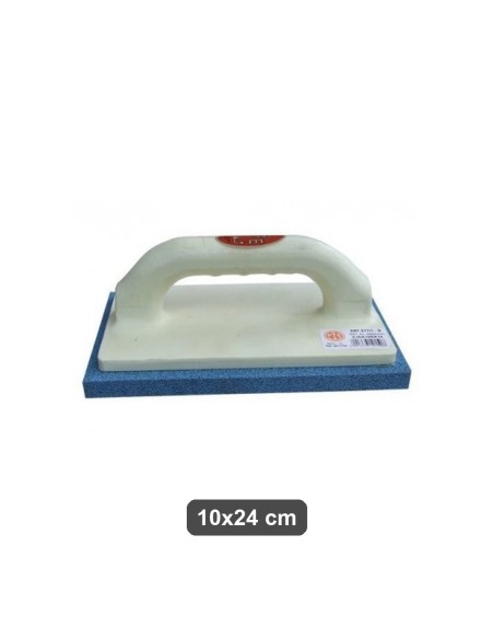 Frattone in plastica con spugna morbida arancio 10x24 cm