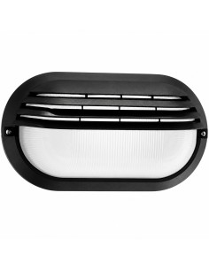 Applique da parete ovale modello Palpebra nero