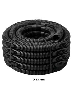 Tubo Corrugato Ø 63 mm per cavi elettrici, 50 metri