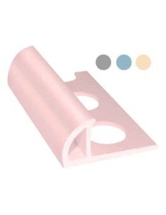 Profilo Jolly PVC 10 mm rosa chiaro 2,5 m