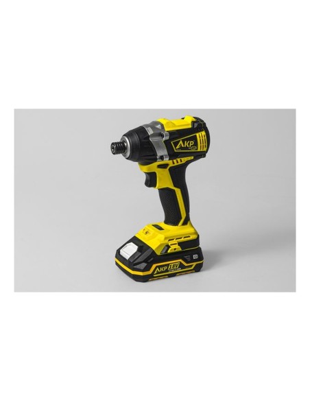Avvitatore a impulsi 18V Akifix con batteria 2Ah e caricabatteria