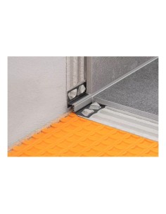 Giunto perimetrale PVC Schluter Dilex RF10/010 grigio 2,5 m