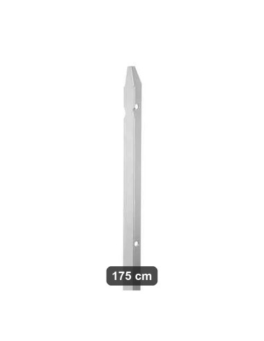 Paletto Zincato T 30 h.175 cm per Rete da Recinzione