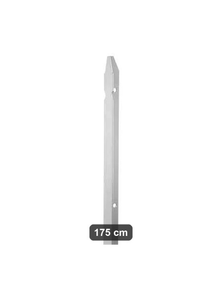 Paletto Zincato T 30 h.175 cm per Rete da Recinzione