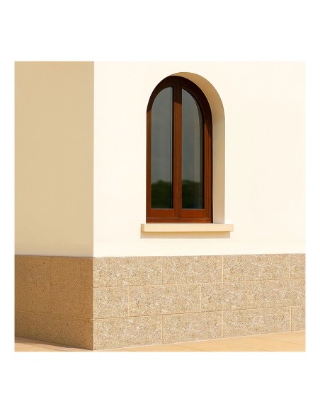 Rivestimento in pietra di carparo II scelta 50x25 cm sp. misti