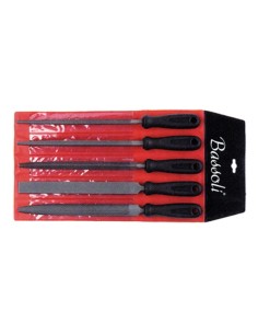 Lime e raspe 200 mm set 6 pz per legno e metallo