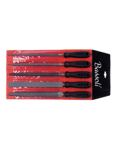 Lime e raspe 200 mm set 6 pz per legno e metallo