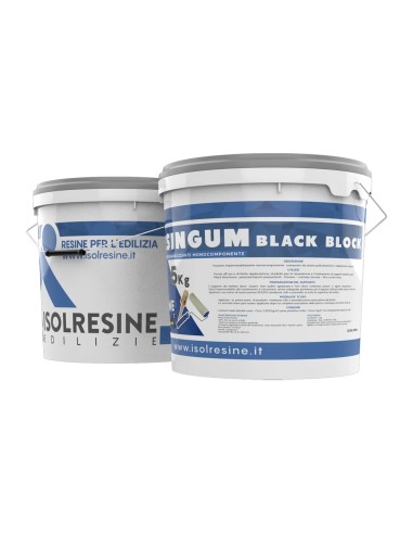 Guaina liquida Resingum Black Blok 15 kg Isolresine