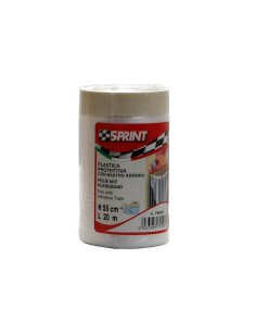 Plastica Protettiva con Nastro Adesivo H55 L20m Sprint