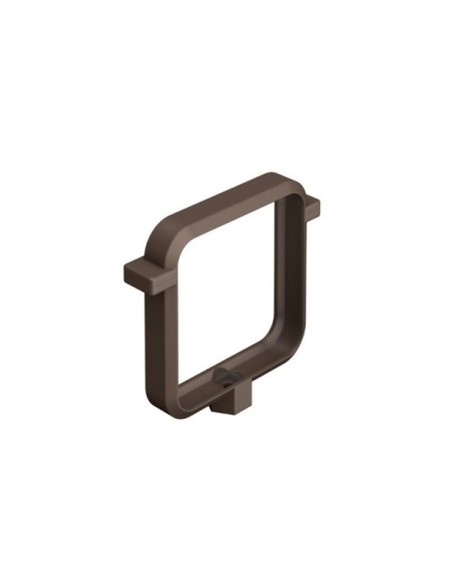 Collare per pluviale Ø80 tondo marrone conf. 2 pz