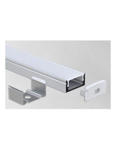 Profilo dissipatore alluminio Akifix h 8x12,4 per strip LED