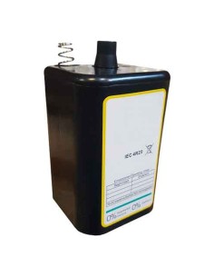Batteria 6V per lampeggiatore da cantiere Promax