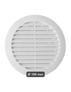 Griglia aerazione plastica tonda da incasso Ø100 mm