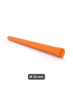 Tubo superplastica arancione Ø 32 mm da 2 metri