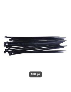 Fascette stringicavo nere 98x2,5 mm, confezione 100 pz