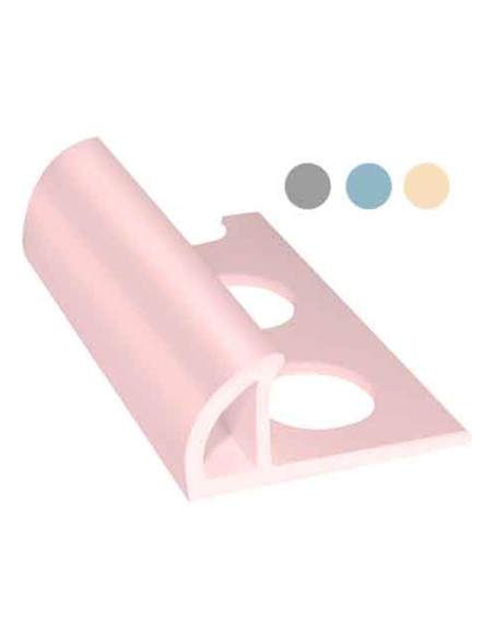 Profilo jolly in PVC 10 mm bianco barra 2,60 m