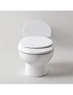 Copri WC Universale Termoindurente Bianco con Fissaggi