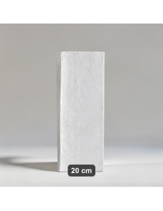 Colonna splittata cemento Bianco 30x30xh20 cm idrofugata