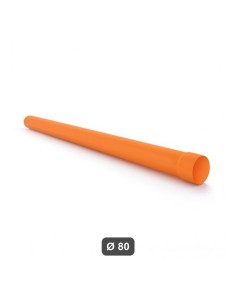 Tubo PVC rame 80 mm x 1 mt
