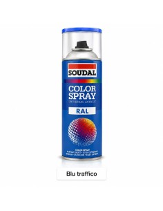 Spray blu traffico RAL 5017 400 ml resine acriliche Soudal