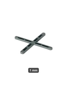 Distanziatori a croce 1 mm per piastrelle conf. 250