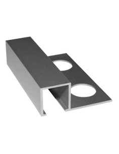 Profilo Jolly quadro alluminio 10 mm sabbia fango 2,5 m
