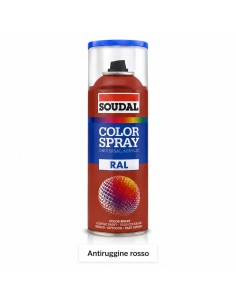 Bomboletta spray antiruggine rosso 400 ml Soudal