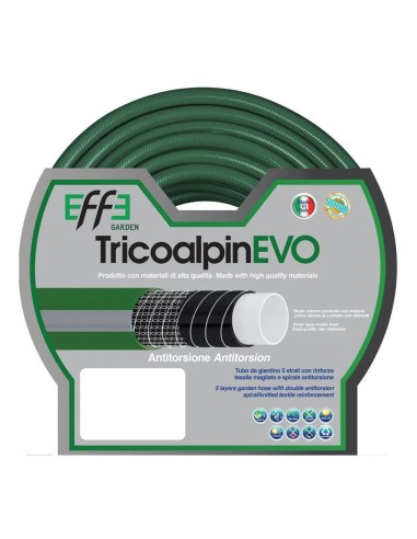 Tubo Irrigazione Tricoalpin Evo 5/8'' x 25 m, Verde Giardino