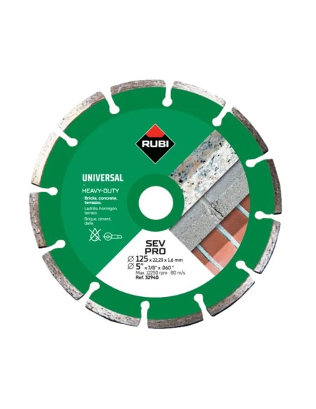 Disco diamantato universale Ø 115 mm Rubi