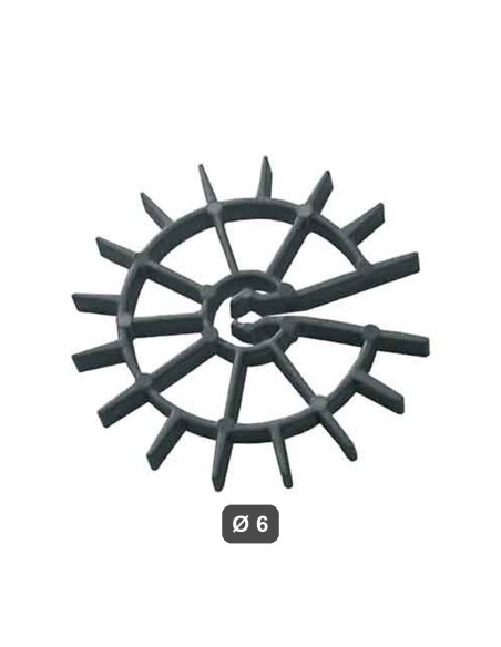 Distanziatore circolare per cassero h.30 Ø6-12mm