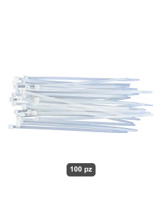 Fascette stringicavo bianche 75x2,2 mm Reitool CF 100 pz