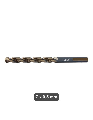 Punta HSS 7 x 0,5 mm per metallo - Reitool