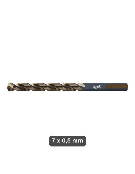 Punta HSS 7 x 0,5 mm per metallo - Reitool