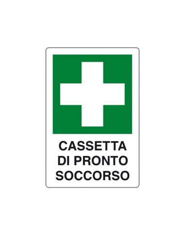 Cartello segnaletico Cassetta Pronto Soccorso 30x20 cm