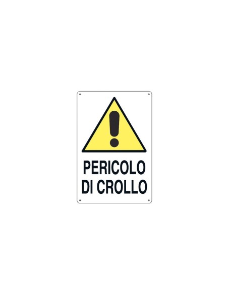 Cartello 'Pericolo' Generico 43x68 cm